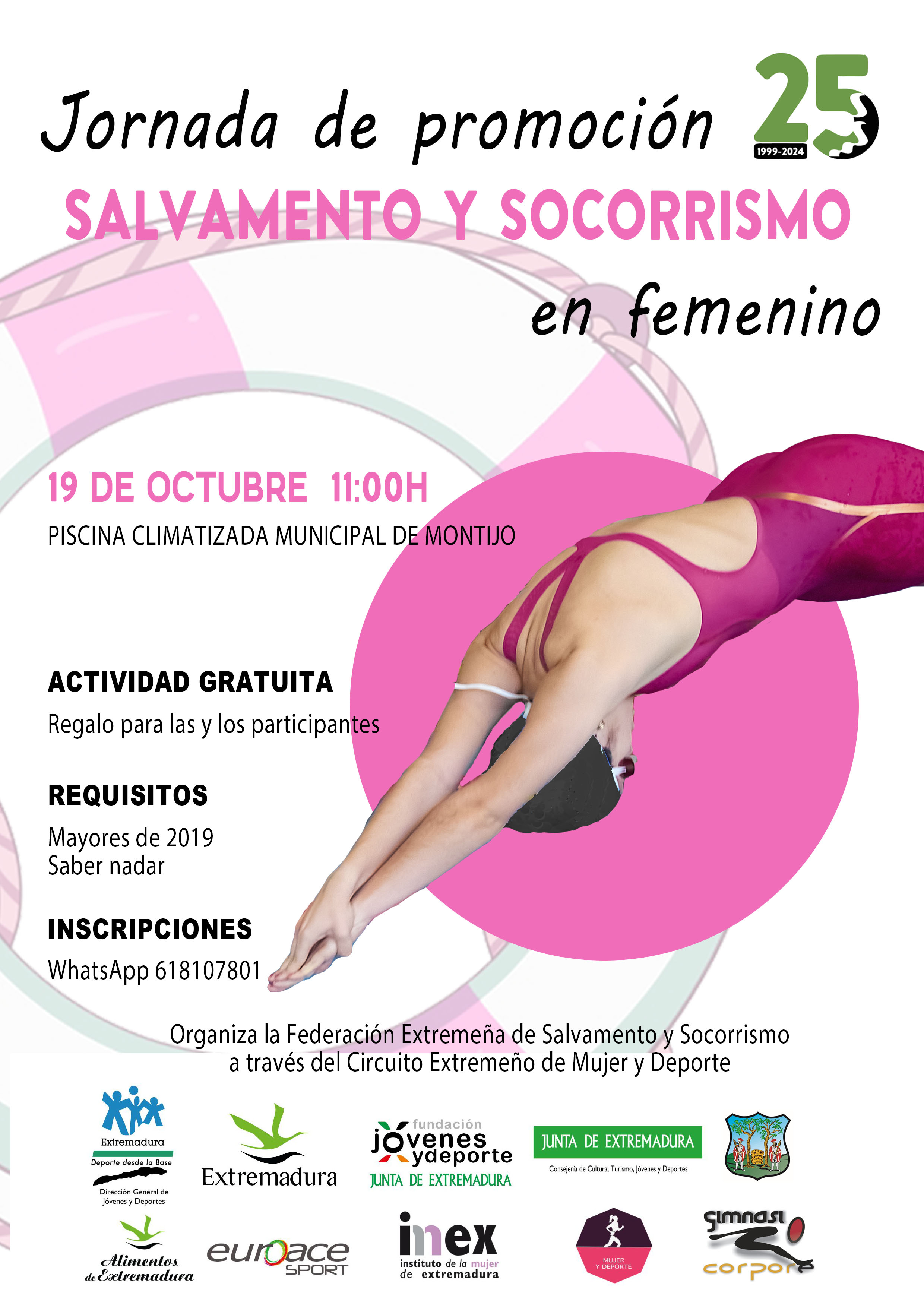 Promoción Salvamento en femenino